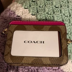 Coach card holder